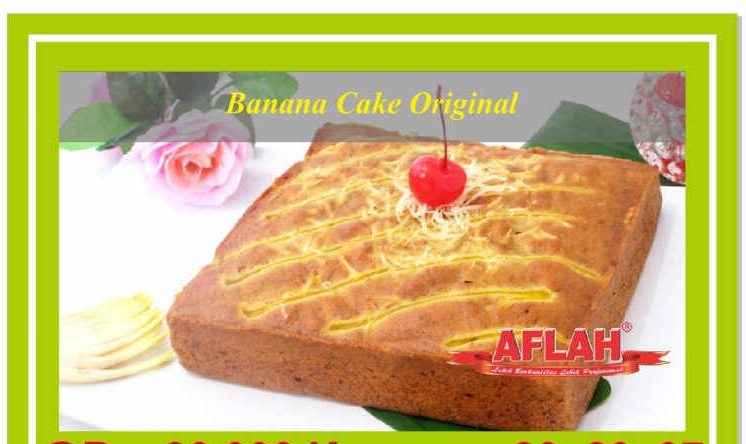 banana cake roti hantaran