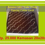 banana cake toping coklat jogja – cake pisang toping coklat yogya 2020