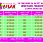 daftar harga aqiqah jogja yogya by aflah aqiqah