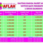 daftar harga paket aqiqah jogja aqiqoh jogja